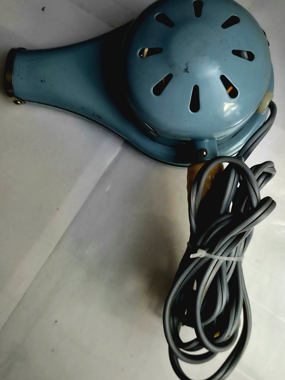 Vintage 1950s Handy Hannah Hair Dryer Blue Model 695 WORKING